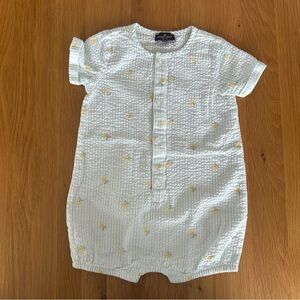 Sergent Major White and Yellow Kids One Piece